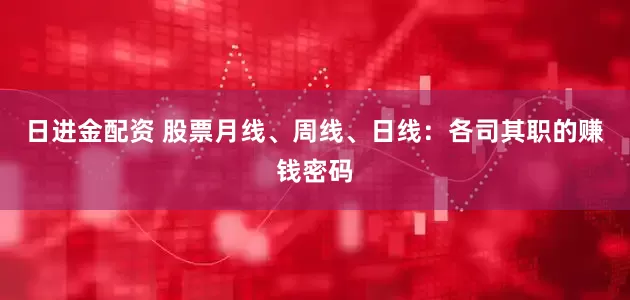 日进金配资 股票月线、周线、日线：各司其职的赚钱密码
